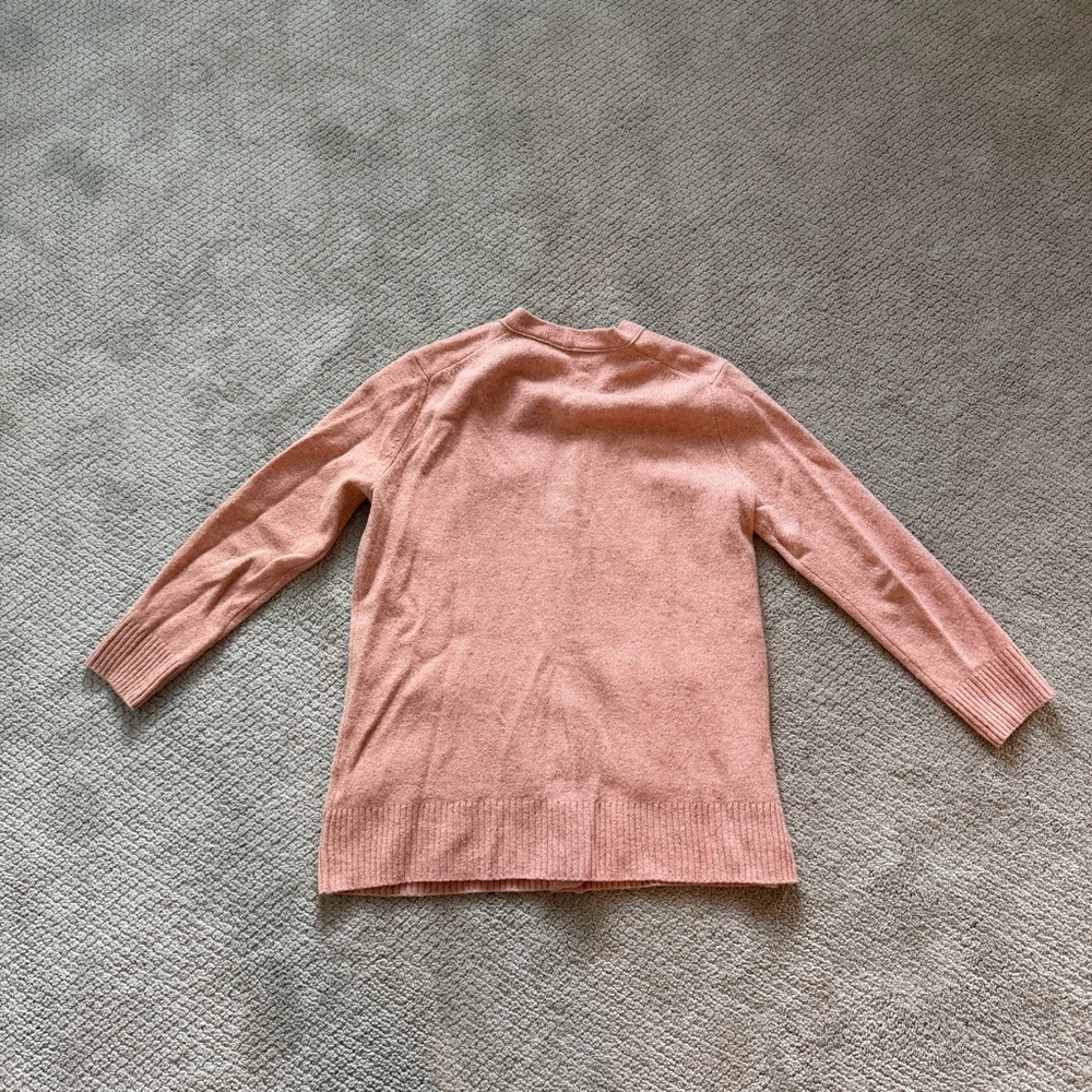 Madewell Pink Cardigan Sweater, Size M - Picture 4 of 7